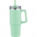 30 oz Insulated Tumbler w/ Handle & Straw