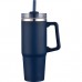 30 oz Insulated Tumbler w/ Handle & Straw