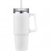 30 oz Insulated Tumbler w/ Handle & Straw