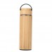16 oz Eco Bamboo Bottle Natural Wooden Finish