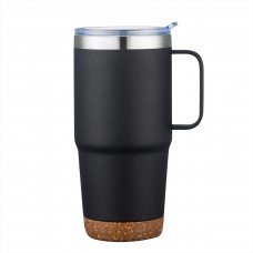 24 oz Travel Desk Mug w/ Anti-Slip Cork Base 