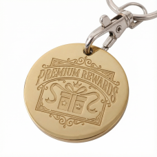 Trolley Coin Keychain