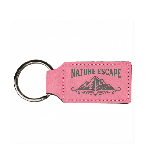 Leatherette Keychain