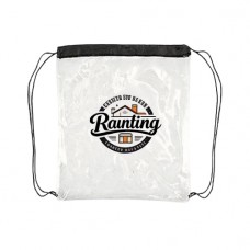 Clear PVC Drawstring Backpack 