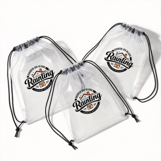 Clear PVC Drawstring Backpack 