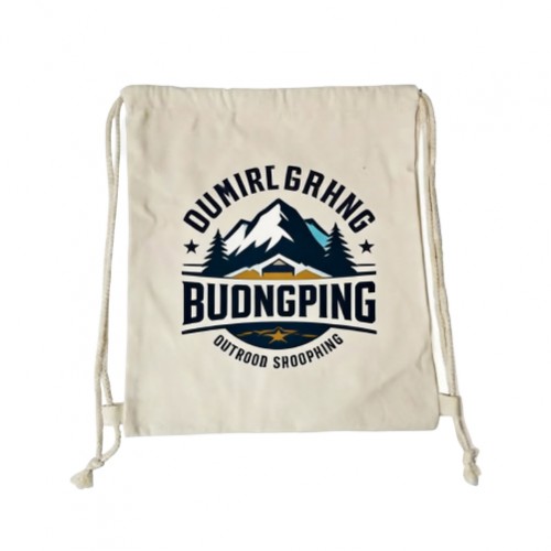 8oz Canvas Drawstring Backpack