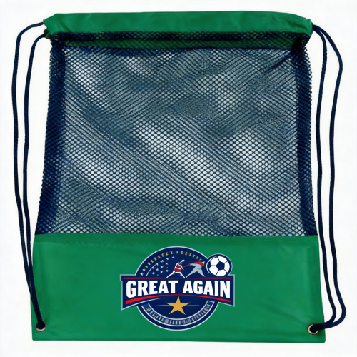 Nylon Mesh Drawstring Backpack