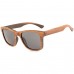 Custom Logo Wood Grain Sunglasses