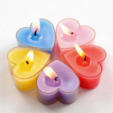 Heart-Shaped Scented Candles