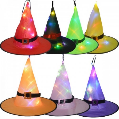 Halloween Decorations Witch Hat Light