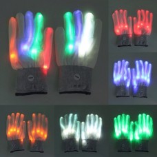 Halloween LED Colored Luminous Gloves