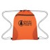 Courtside Drawstring Sports Backpack 210D Polyester 