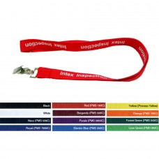 Trade Show Lanyards With Bulldog Clip 