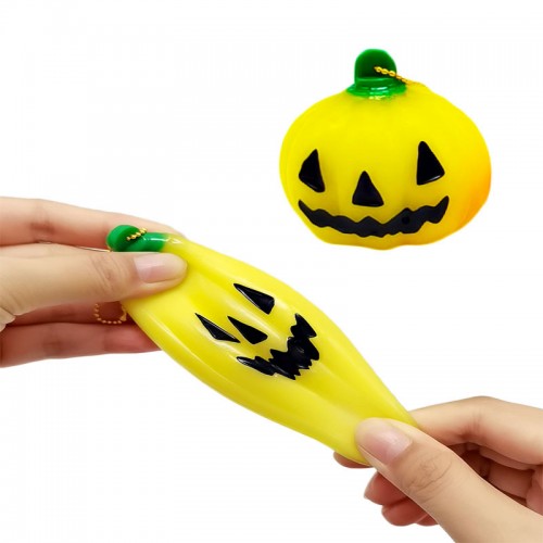 Halloween Pumpkin Stress Key Chain