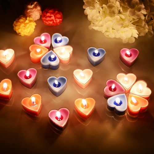 Heart-Shaped Scented Candles