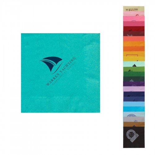 5"x5" Colored 2-Ply Beverage Napkins