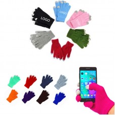 Knitting Touch Screen Precise Touching Strip Gloves 