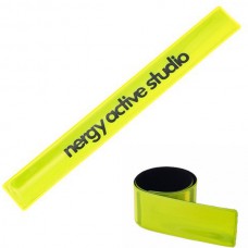 Reflective Slap Bracelets With Felt Backing 