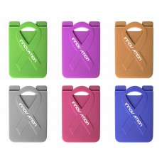 Ribbon Silicone Adhesive Cell Phone Wallet 