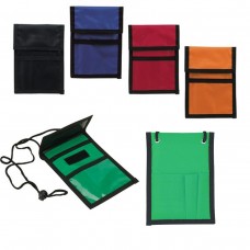 Nylon Neck Wallet Badge Holder With Lanyard  Nylon Neck Wallet Badge Holder With Lanyard