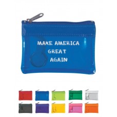 Translucent Zipper Coin Wallet   Translucent Zipper Coin Wallet