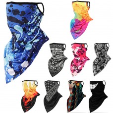 Triangle Cycling Neck Gaiter w/ Ear Loop 