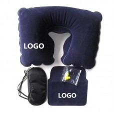 Pillow Ear Plug and Eye Mask Travel Set 