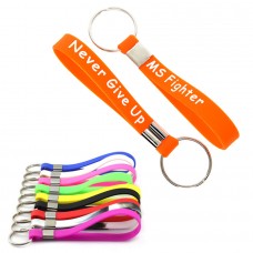 Silicone Wristband Keychain 