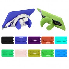 Silicone Mobile Wallet With Kickstand