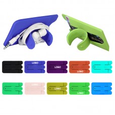 Silicone Mobile Wallet With Kickstand 
