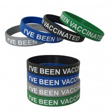 COVID-19 Vaccinated Silicone Wristband  COVID-19 Vaccinated Silicone Wristband