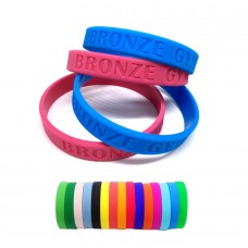 Deboss Silicone Bracelet/Wristband  Deboss Silicone Bracelet/Wristband