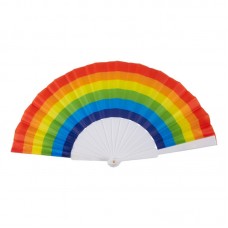 Personalized Folding Plastic Handle Fan 