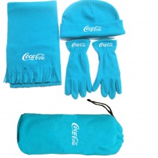 Unisex Winter Warm Scarf Gloves And Hat Set Winter Set