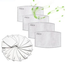 PM2.5 Activated Carbon Filter Replaceable Anti Haze Filter Paper For Mask 