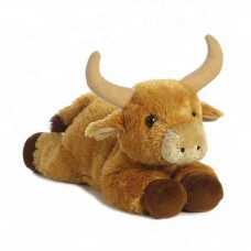 Brown Cow Stuffed Animal 