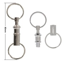 All-steel Pull-A-Part Key Rings