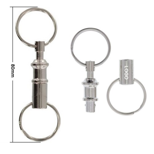All-steel Pull-A-Part Key Rings