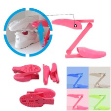 Foldable Double Layers Shoes Rack Space Saver