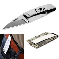 Stainless Steel Money Clip Knife