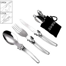 3 Pcs Collapsible Cutlery Kit 