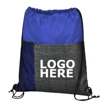 Drawstring Sportpack w/ Front Pockets  Drawstring Sportpack w/ Front Pockets
