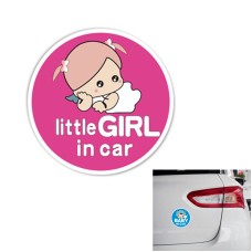 Round Reflective Car Magnet 