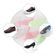 Collapsible/Adjustable Double-layer Shoe Rack 