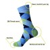 Custom Mid-calf Argyle Socks for Men Size 9-11