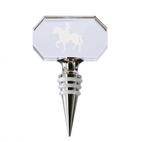 Engraved Crystal Wine Stopper