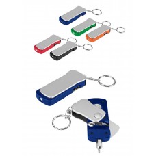 Mini Screwdriver Keychain with LED Light 