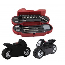 Bike Shaped Flashlight Tool Set  