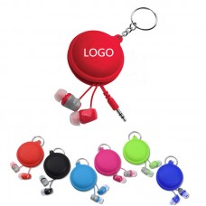 Silicone Earbud Holder Keychain 