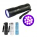 12 LED UV Flashlight